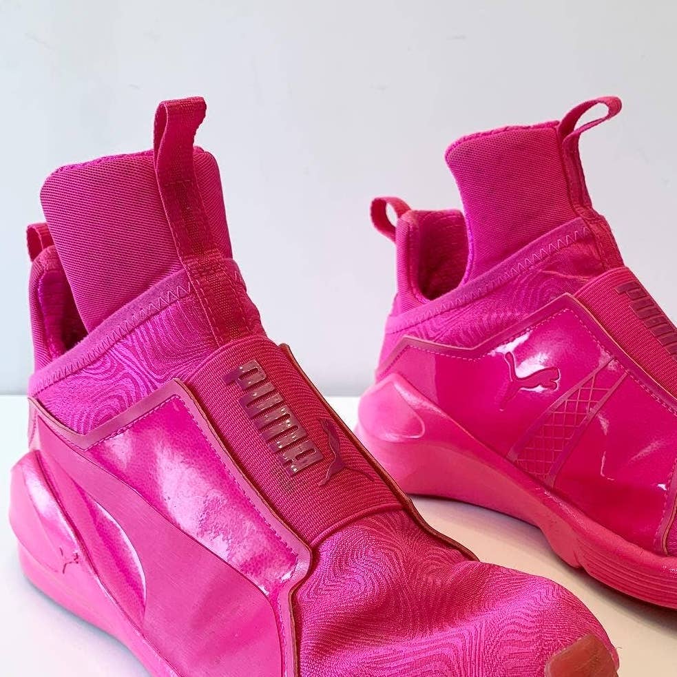 Puma Fierce Bright Pink Fuchsia Neon Sneakers