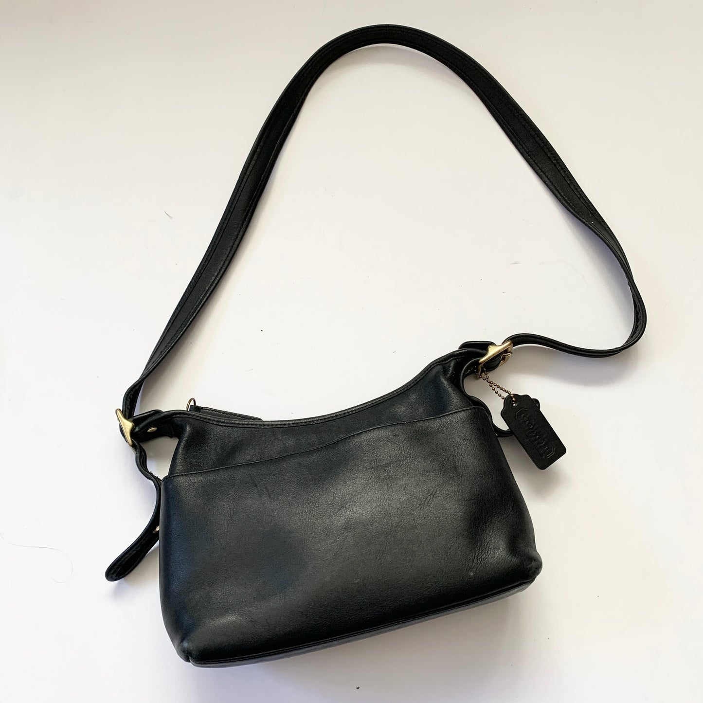 COACH Vintage Legacy Leather Crossbody Shoulder Purse 9136 Black
