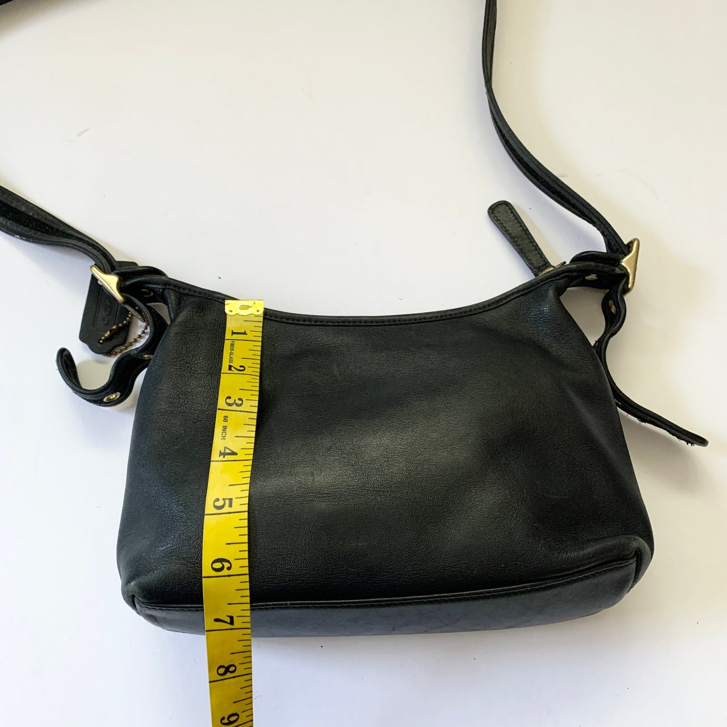 COACH Vintage Legacy Leather Crossbody Shoulder Purse 9136 Black