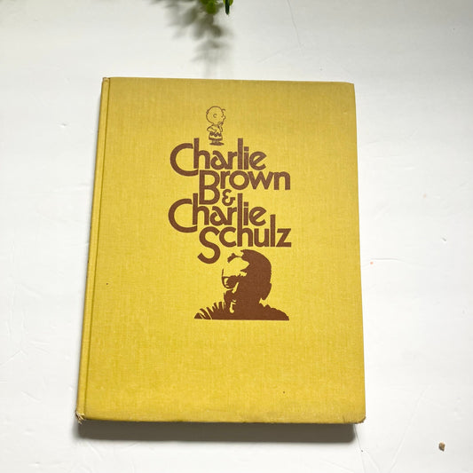 Charlie Brown & Charlie Schulz book Lee Mendelson 1970 Vintage 20th Anniversary