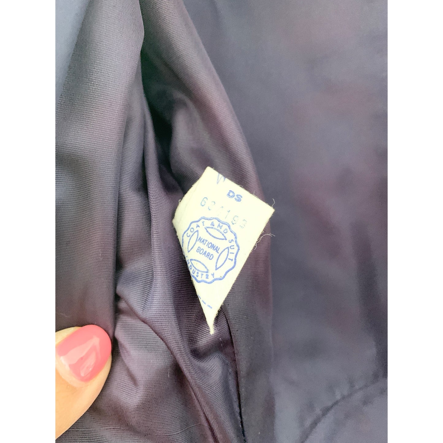 Vintage Jill Jr Union Made 1970s Trench Coat Yellow Blue Woven Union USA made