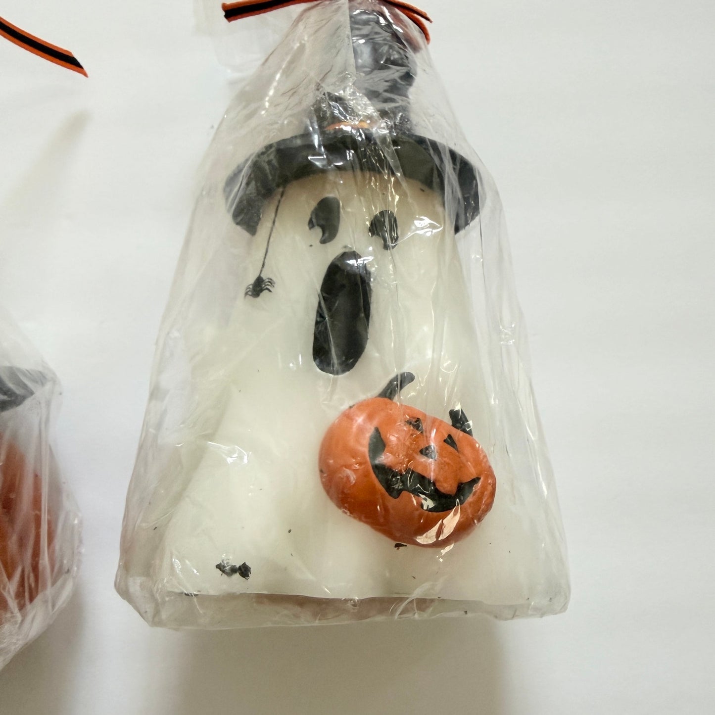 Vintage Bath and Body Works Set Halloween Pumpkin Spider Witch Ghost Wax Candles