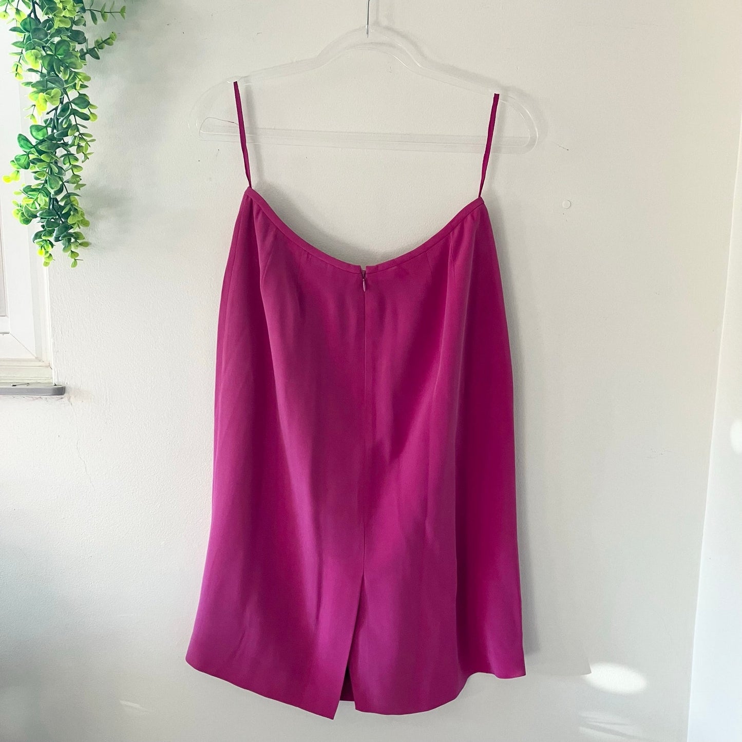 Vintage Kasper ASL Pink Purple Silk Pencil Skirt