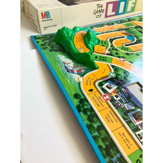 Vintage 1991 The Game of Life Board Game Milton Complete II