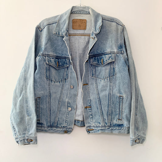 Arizona Jean Company Vintage Lightwash Denim Jean Jacket XL