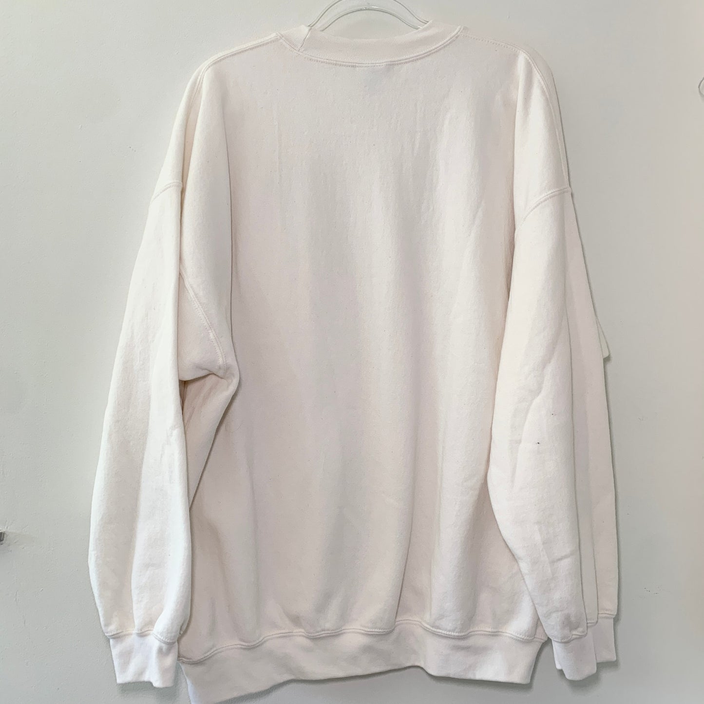 Yard Sale Graphic Crewneck White Sweatshirt