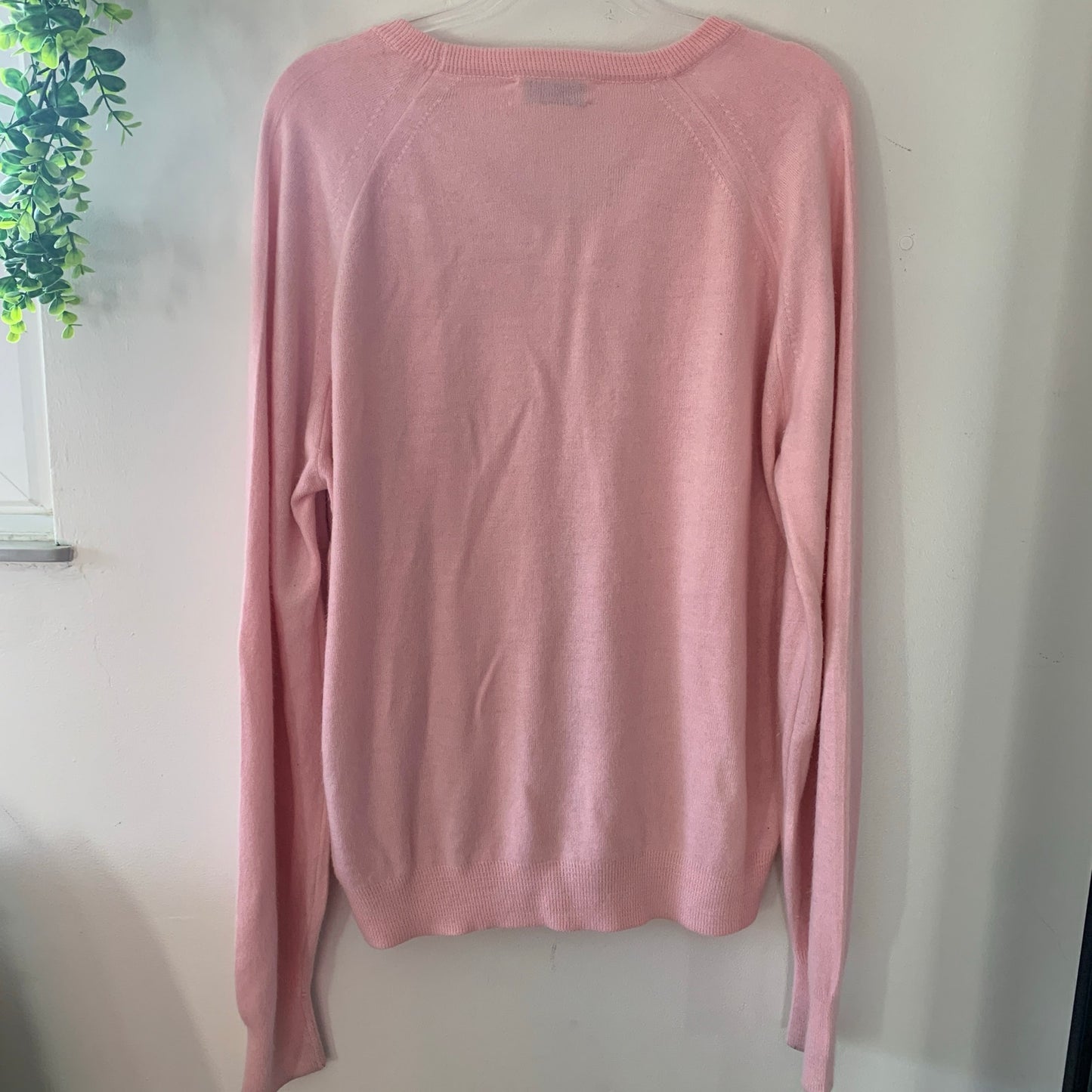 Christian Dior Monsieur Pink V Neck  Vintage Sweater