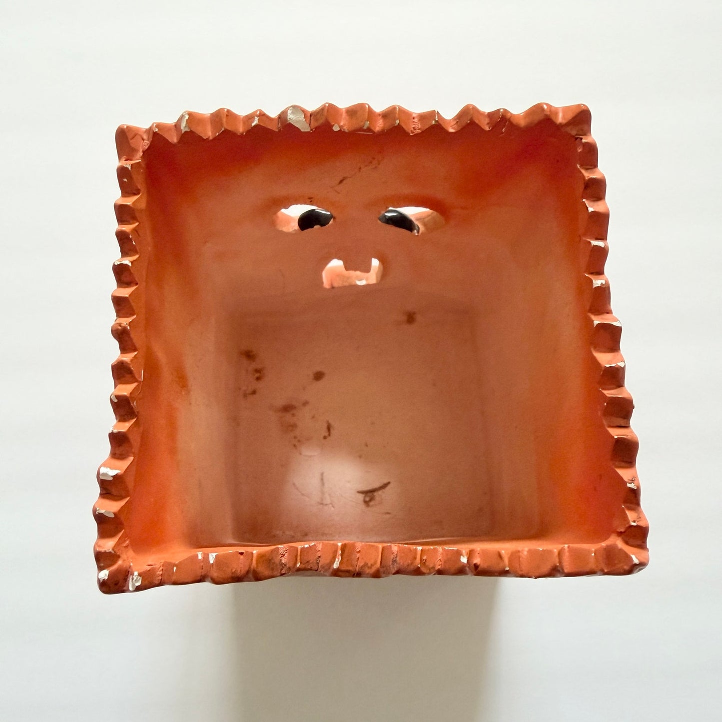 Vintage Ceramic Scared Bag Halloween Tealight Votive Candle Holder Robert Allan