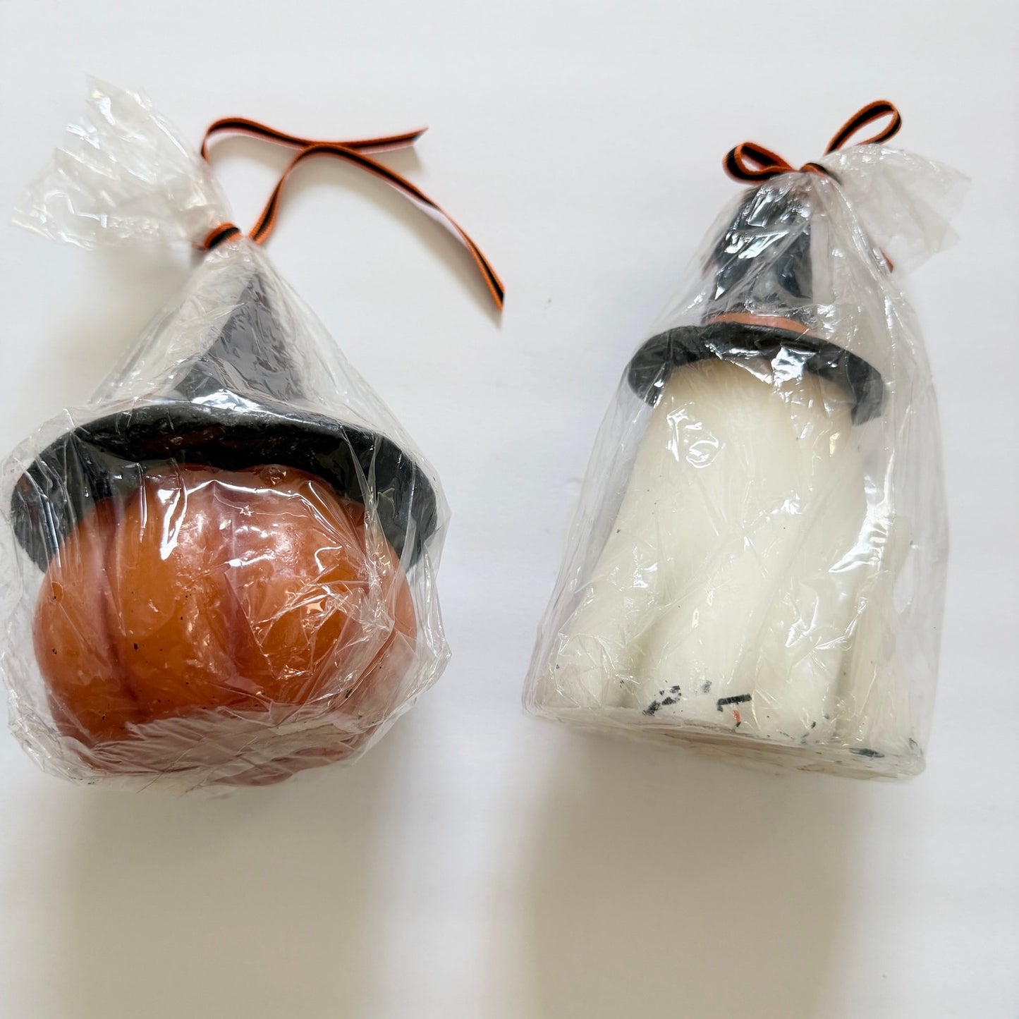 Vintage Bath and Body Works Set Halloween Pumpkin Spider Witch Ghost Wax Candles