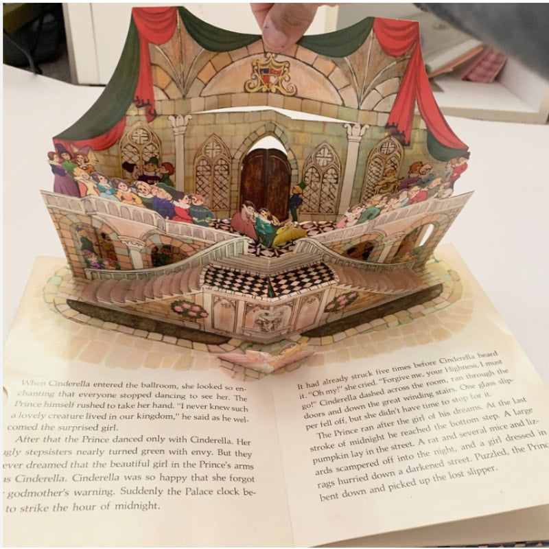 Cinderella: A Hallmark Pop-Up Book - Kids Fairy Tale Classic Vintage 1970s