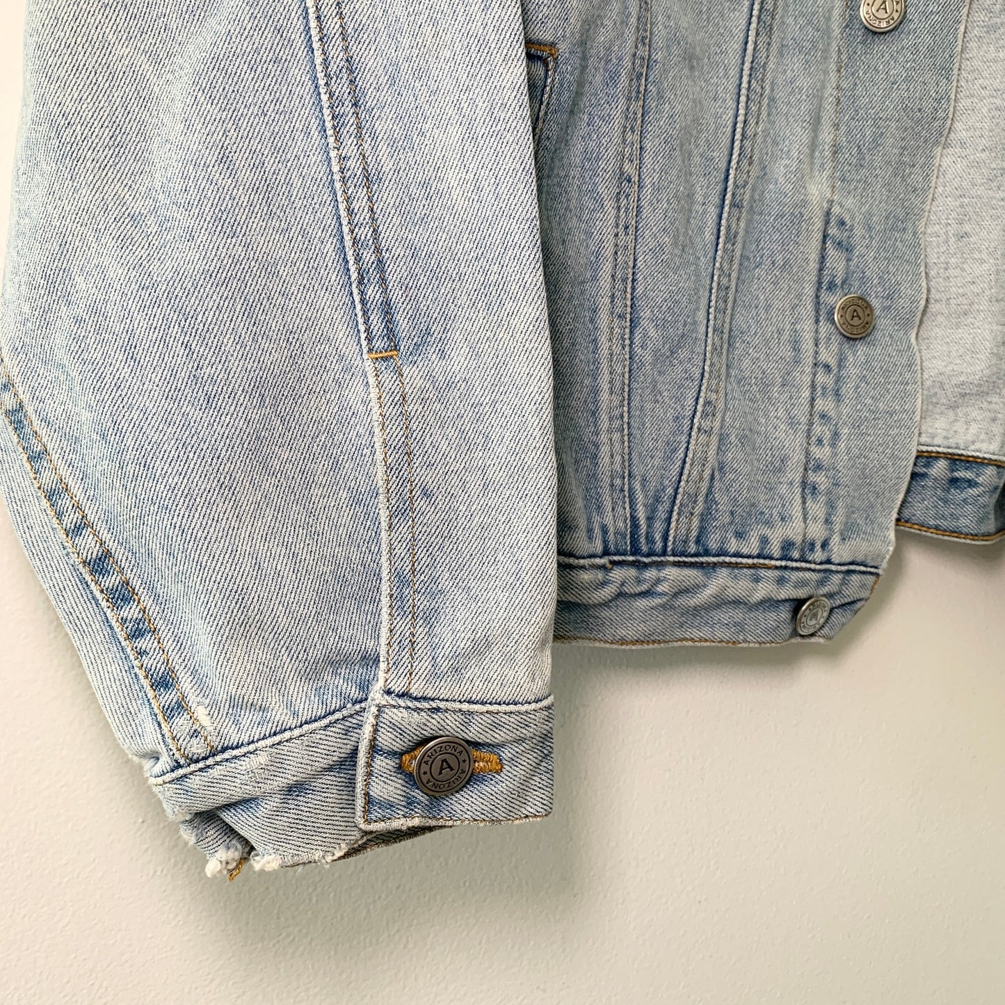 Arizona Jean Company Vintage Lightwash Denim Jean Jacket XL