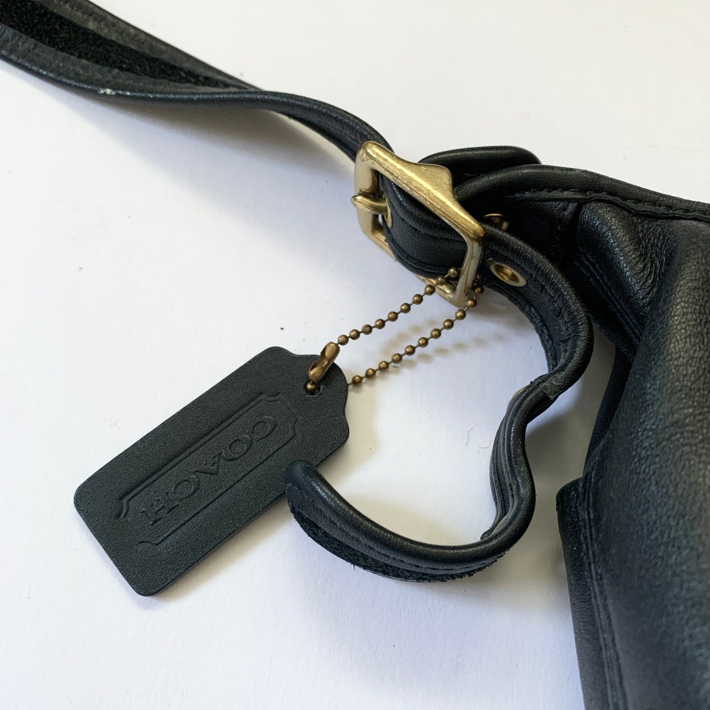 COACH Vintage Legacy Leather Crossbody Shoulder Purse 9136 Black