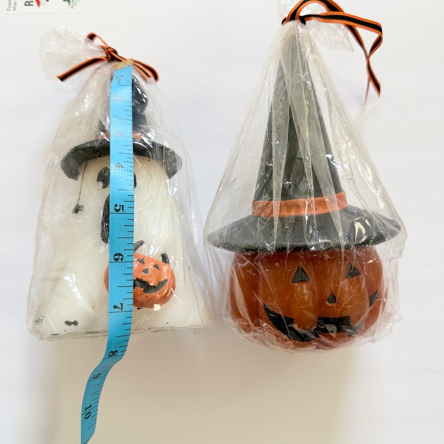 Vintage Bath and Body Works Set Halloween Pumpkin Spider Witch Ghost Wax Candles