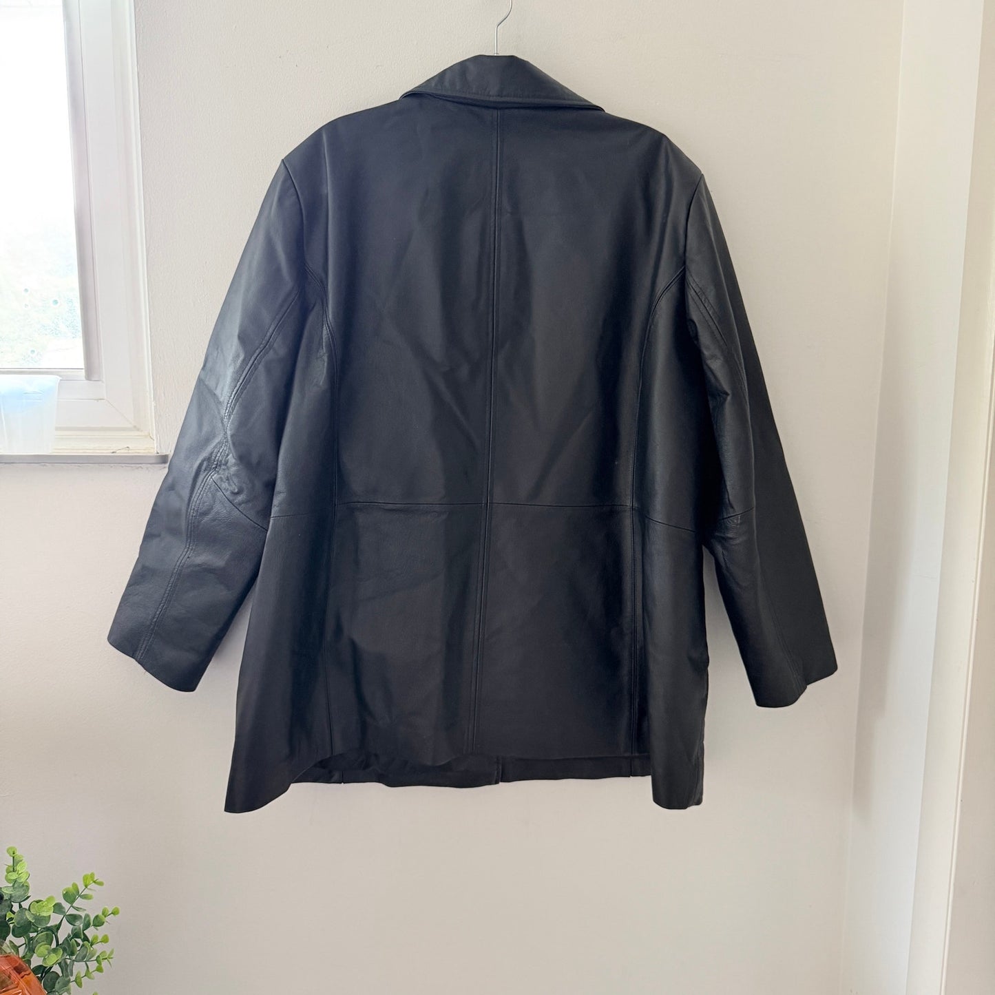 Worthington Vintage Leather Jacket Black Y2K 90s 3X Plus