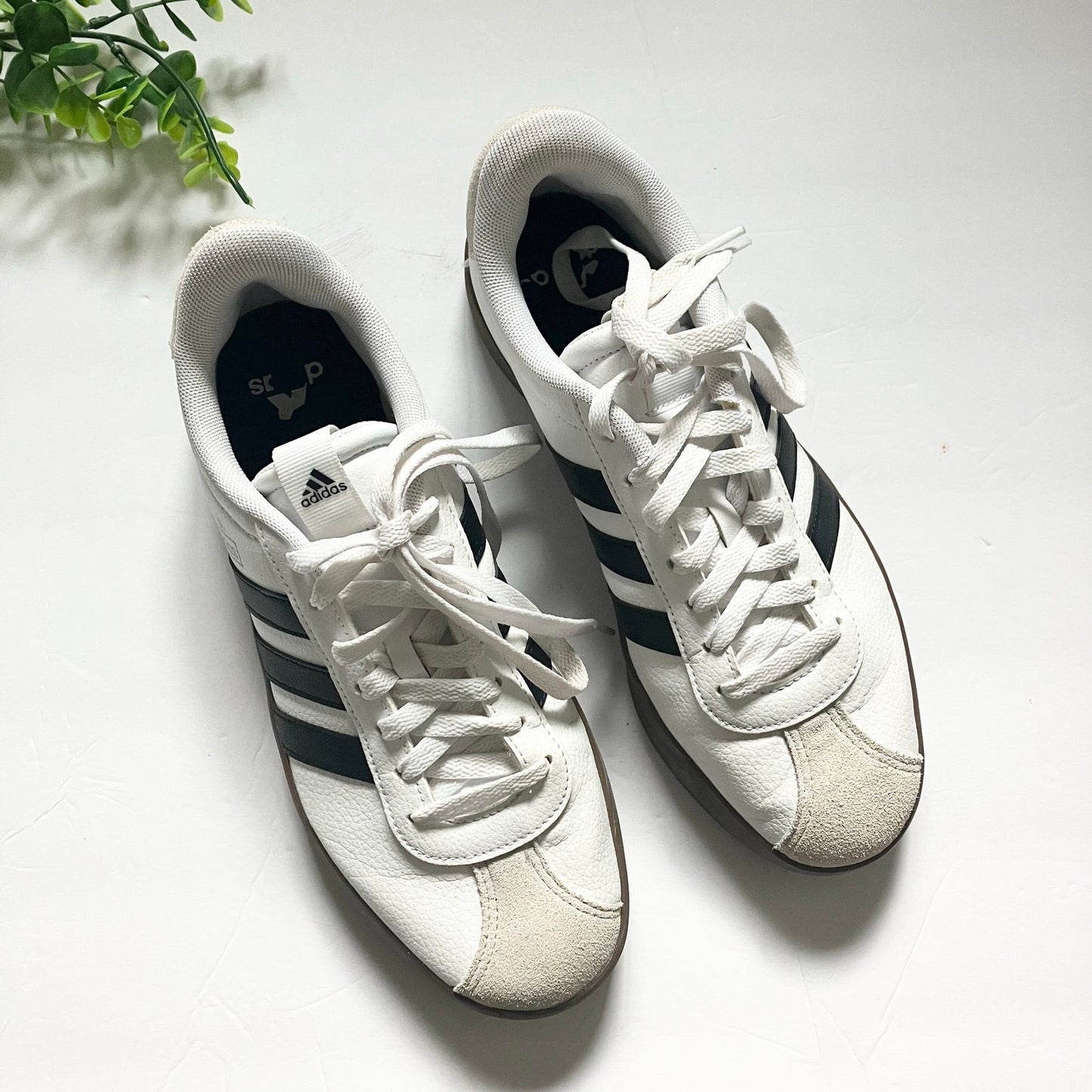 Adidas VL Court 3.0 Black White Sneaker Men's 9.5