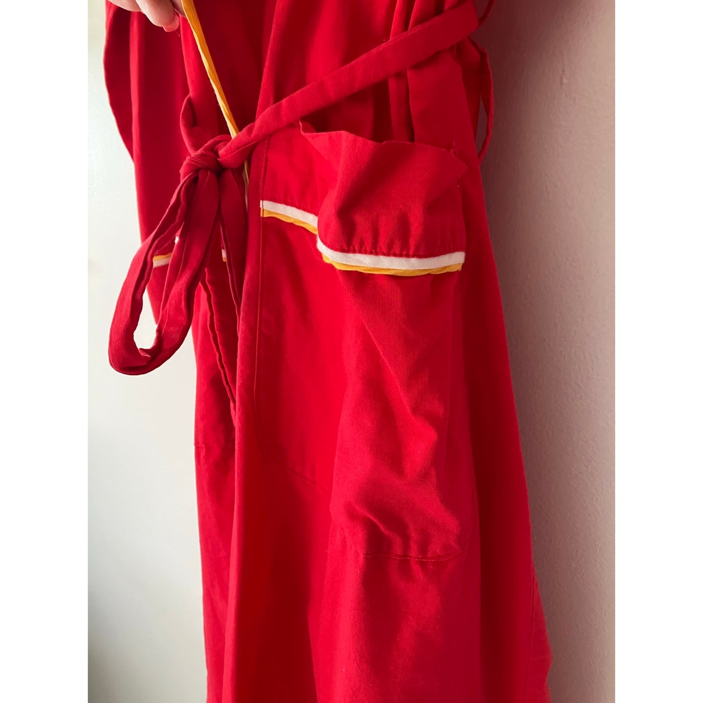 Bill Blass Vintage Red One Size Cotton Unisex