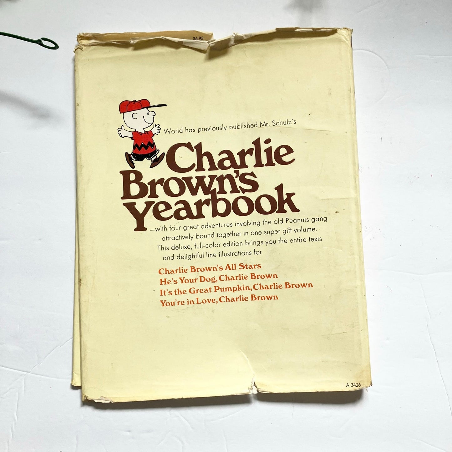 Charlie Brown & Charlie Schulz book Lee Mendelson 1970 Vintage 20th Anniversary