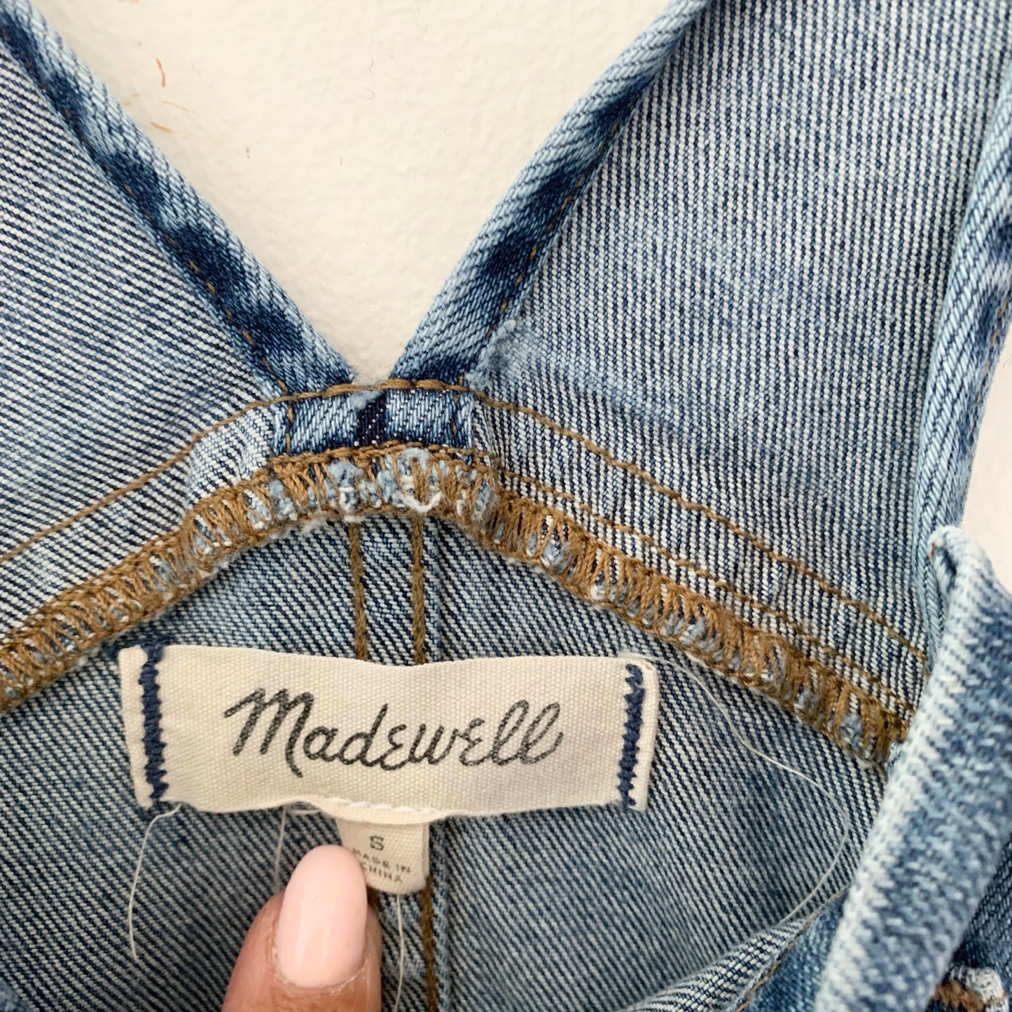 Madewell Denim Skinny Jean Classic Overalls