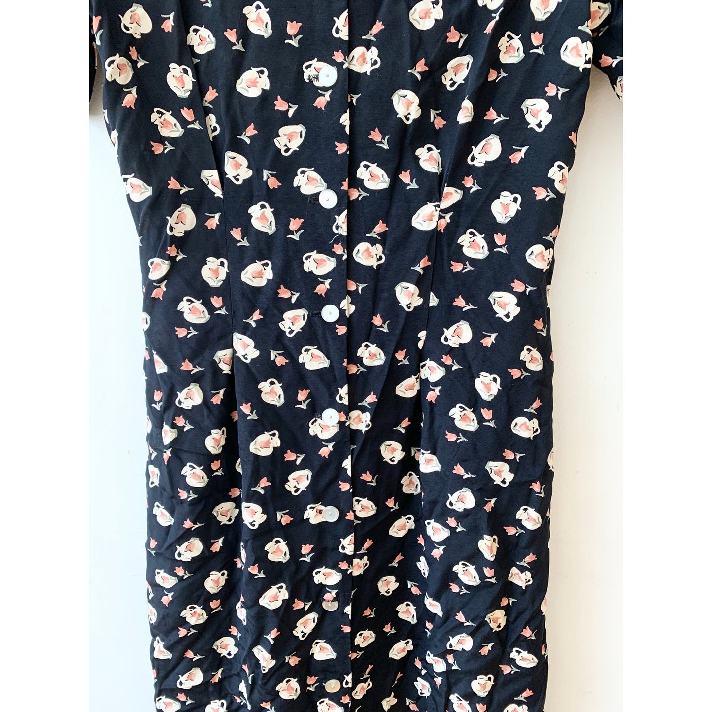 Vintage 90s The Limited Tulip Button Front Maxi Dress Large