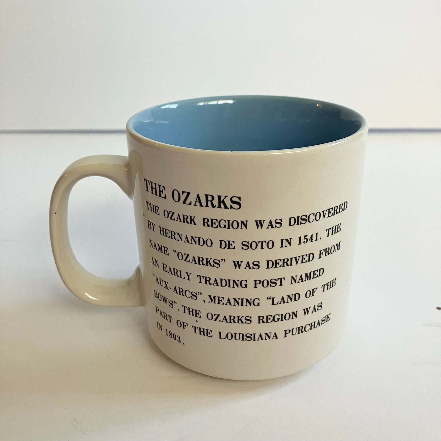 Vintage Ozarks Missouri Souvenir Cabin Ceramic Mug