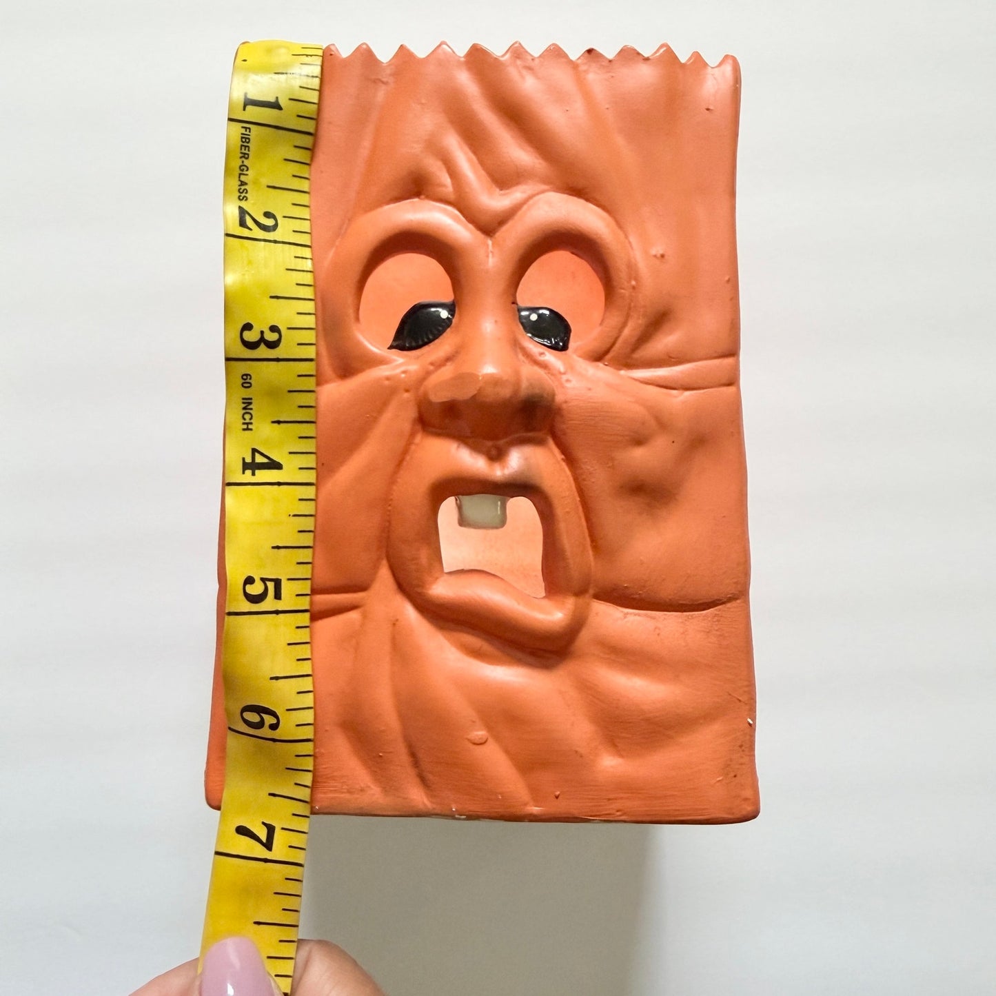 Vintage Ceramic Scared Bag Halloween Tealight Votive Candle Holder Robert Allan