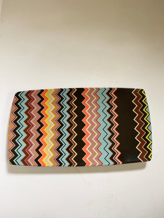 Missoni for Target Chevron Zig-Zag Stoneware Serving Platter Tray