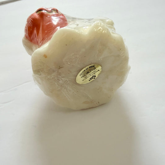 Vintage Russ Ghost Pumpkin Wax Candle Halloween