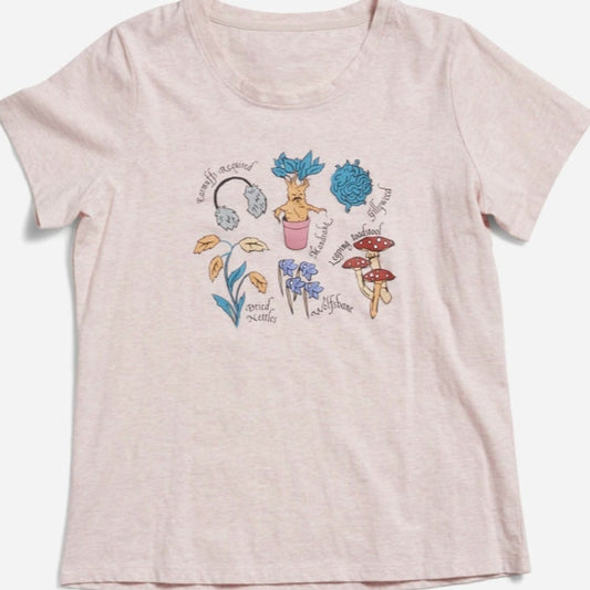 HARRY POTTER X VERA BRADLEY Herbology Garden Pink Pajama T-Shirt Large