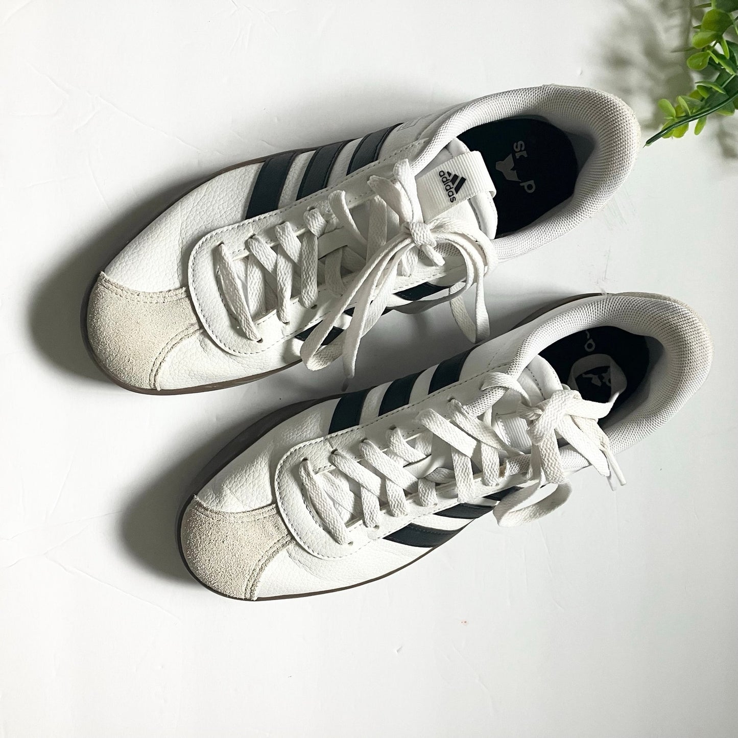 Adidas VL Court 3.0 Black White Sneaker Men's 9.5