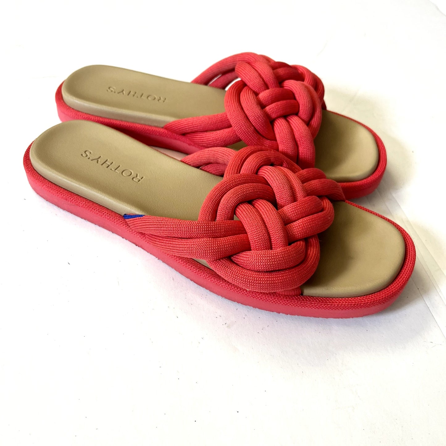 Rothy's Summer Sandal Red Hot Slides 7.5 or 7