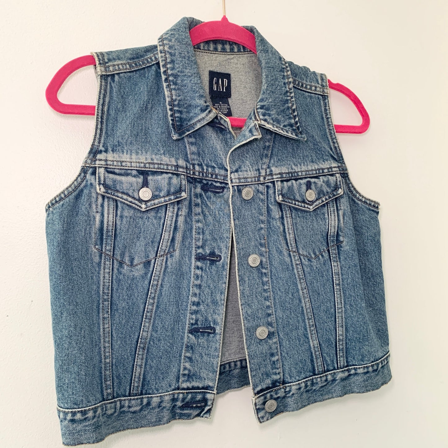 Vintage Gap Denim Jean Blue Vest