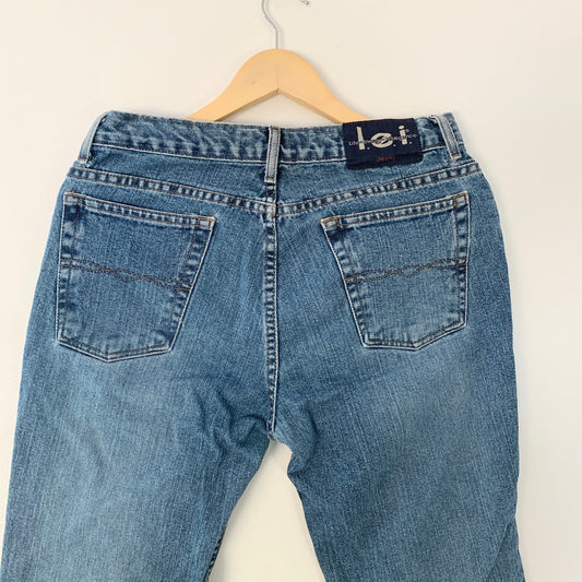 LEI Vintage Y2K 2000s Bootcut Jeans - Size 11 - Blue Wash