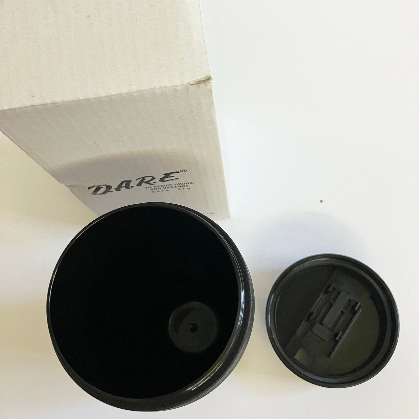 Vintage D.A.R.E. DARE Stainless Steel Travel Mug with Box Say No To Drugs