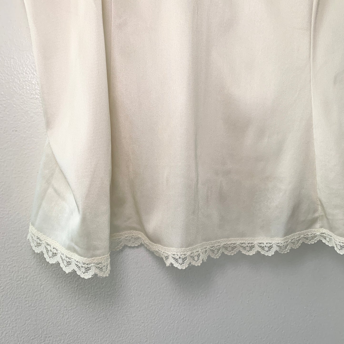 Vintage Body Lites JcPenney White Lace Y2K Style Camisole Tank Top