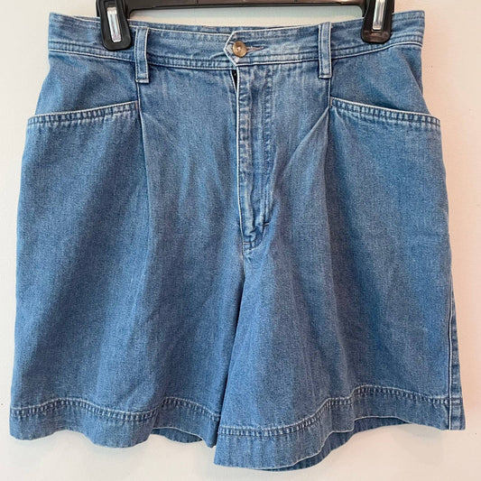 Vintage Eddie Bauer High Rise Trouser Denim Jean Shorts
