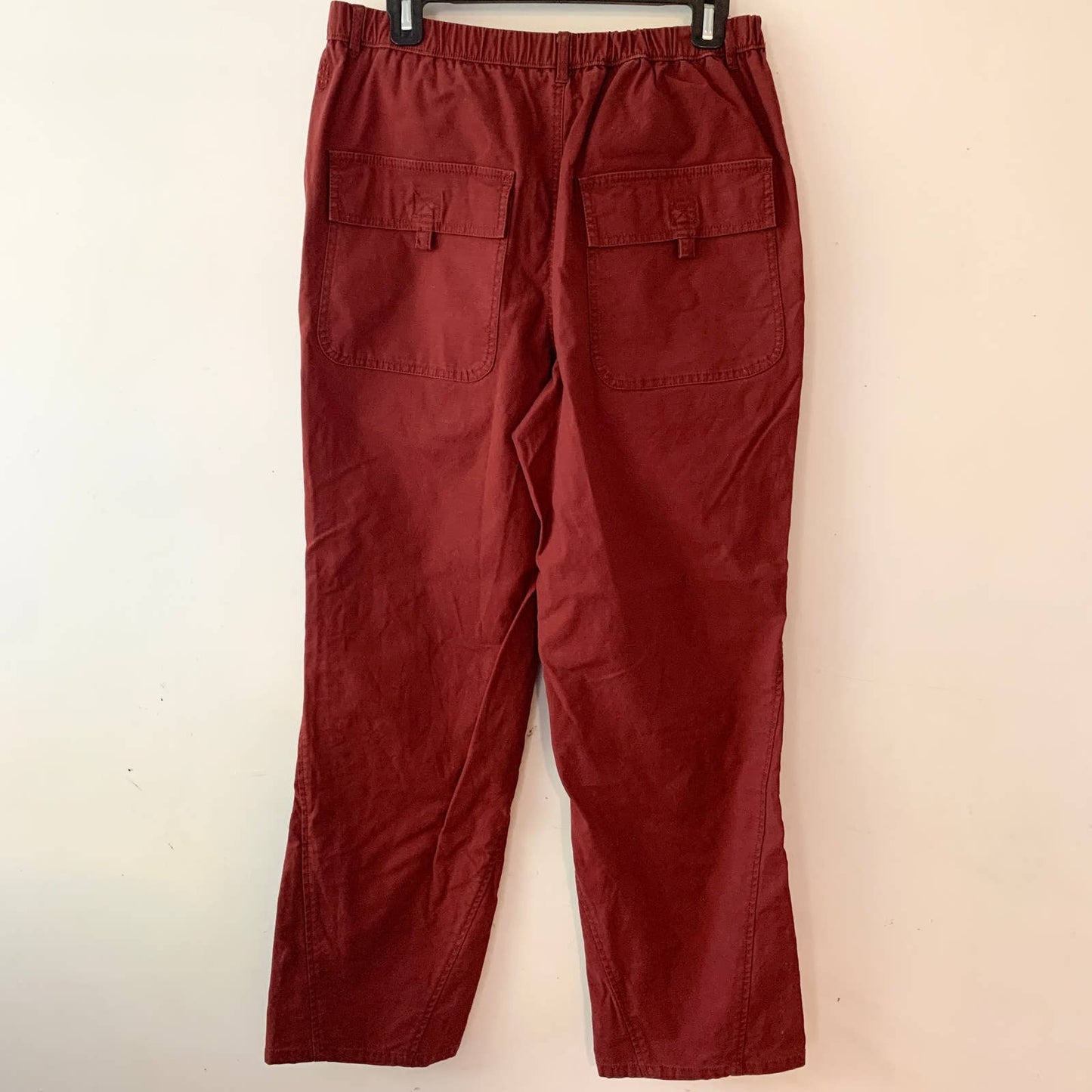 Free People Movement Voyage Cargo Utility Maroon Burgundy Pants Sz Medium