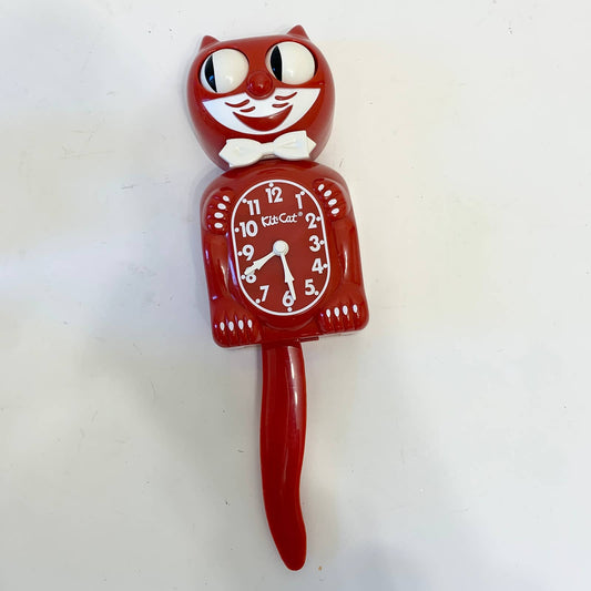 Kit Cat Klock Clock Scarlet Red BC 42
