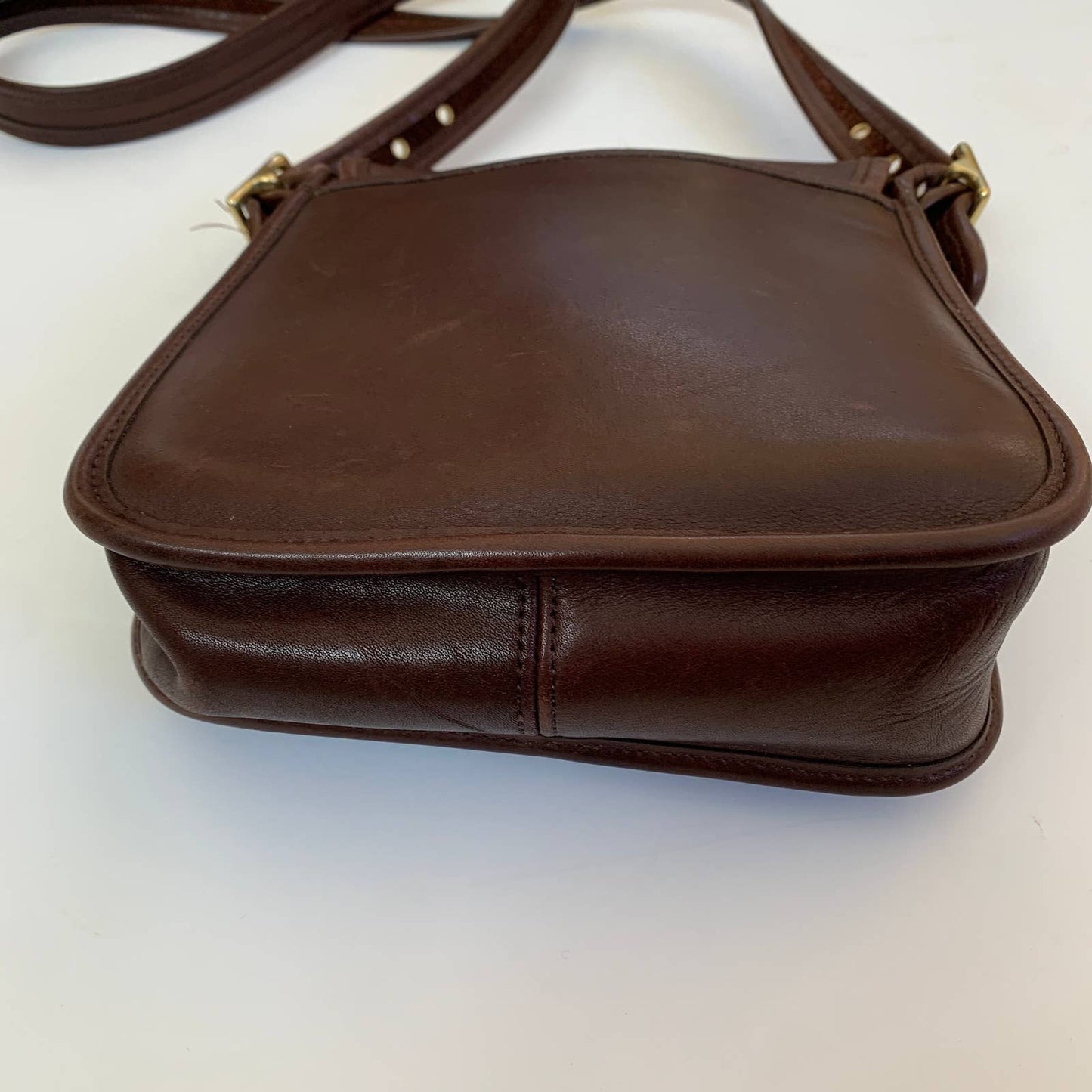 Vintage Coach Legacy Flap Chocolate Brown Crossbody Purse 9145