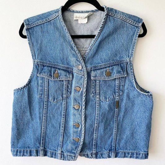 Vintage Dillard's Dry Goods Cotton Denim Vest