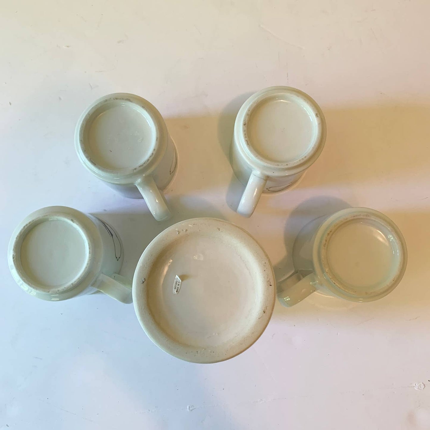 Vintage 1980s Look for the Rainbow Mug and Canister Utensil  Cup Pride Set