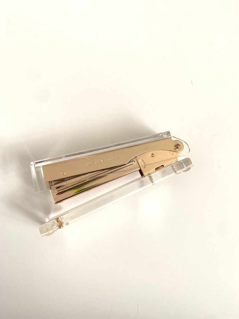 Kate Spade New York Strike Gold Acrylic Desk Accessory Set