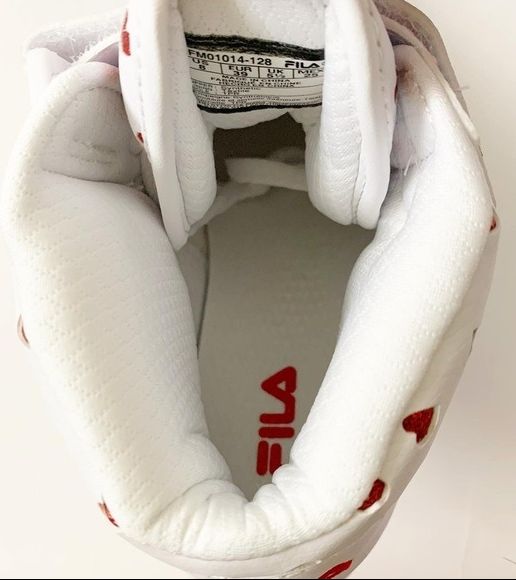 FILA Vulc 13 Heart High Top Athletic Shoes Sneaker Multicolor 8.5