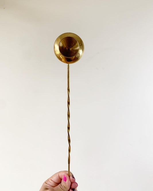 Vintage Brass Large Candle Snuffer