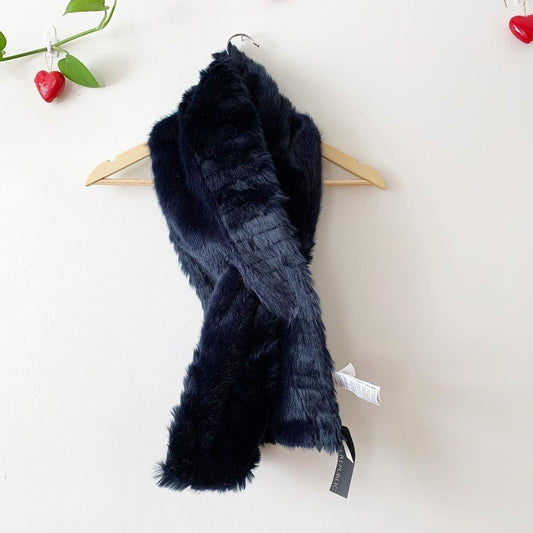 Banana Republic Navy Pull-Through Scarf Scarf