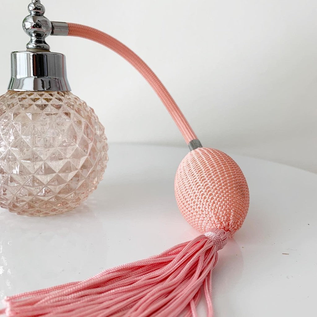 Vintage Empty Pink Fragrance Bottle