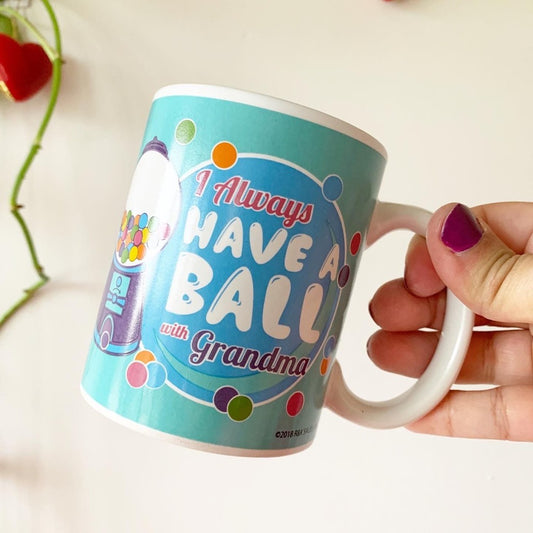 Vintage Always Have a Ball with Grandma Gumball Mug