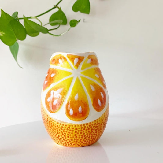 Orange Fruit Shaped Coffee Creamer