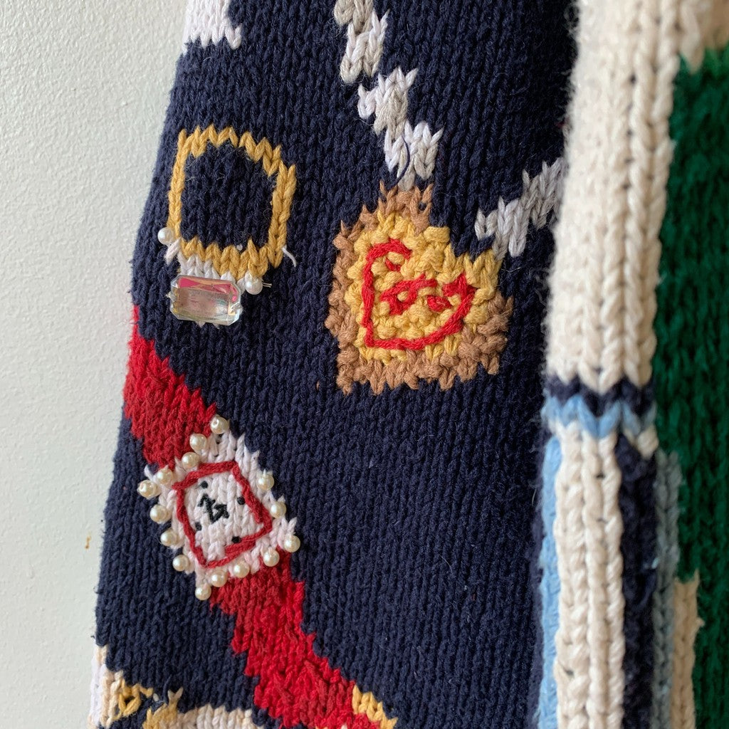 Vintage 90s Eagles Eye Estate Sale Knit Cardigan Sweater