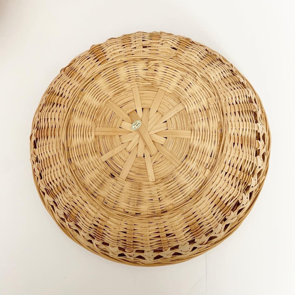 Bundle of 11 Boho Wicker Trivet Wall Baskets Gallery Wall Rattan