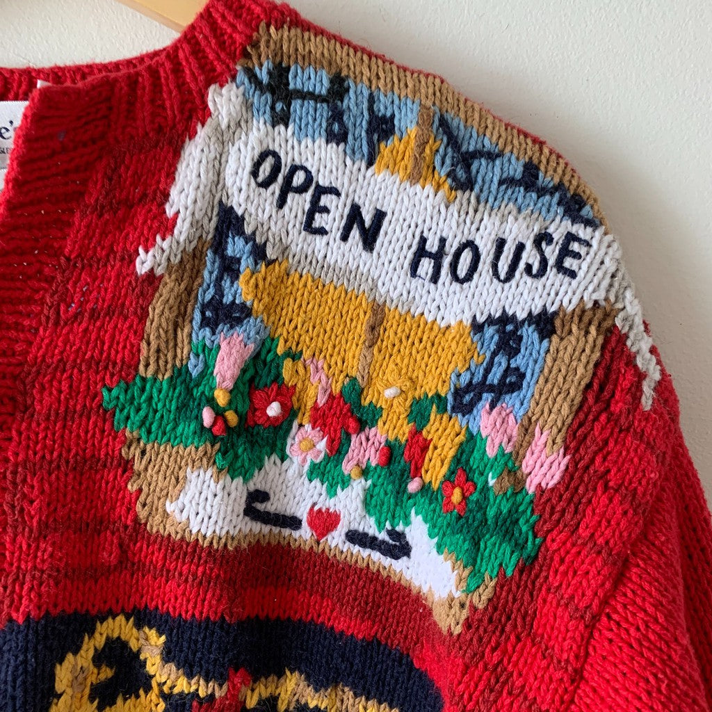 Eagles Eye Real Estate Knit Cardigan Sweater S